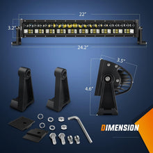 Load image into Gallery viewer, Versatile 22-Inch 150W LED Light Bar with Smooth Finish and Easy Installation