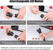 Load image into Gallery viewer, Lightweight Zoomable Flashlight with Remote Switch – Ideal for Night Activities