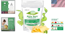 Load image into Gallery viewer, High Strength Agar Agar Powder, Vegan Gelatin, 100% Natural &amp; Bonus Cookbook