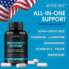 Load image into Gallery viewer, Multi-Action Neuropathy Supplement - Unflavored 60 Caps for Trigeminal Neuralgia