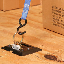 Load image into Gallery viewer, Heavy-Duty E-Track Tie-Downs: 6-Pack Mini Plates for Secure Cargo Transport