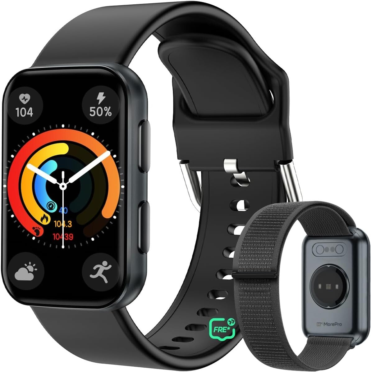 All-in-One Smart Fitness Tracker: Health Monitoring & IP68 Waterproof Design