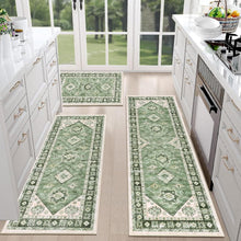 Load image into Gallery viewer, 3-Piece Kitchen Rug Set with Runner - Non-Slip and Machine Washable Design