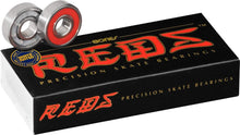 Load image into Gallery viewer, Skate Rated REDS Bearings 8mm, 16 Pack - Speed, Durability, and Affordability