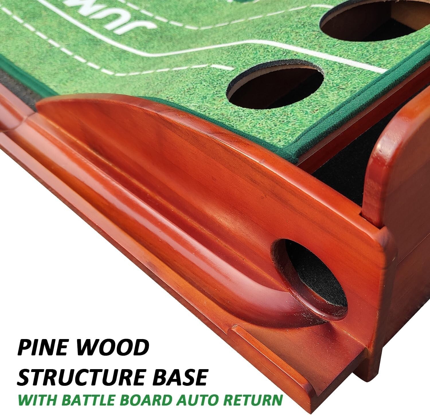 Foldable Indoor Putting Mat with Non-Slip Backing - Ideal for All Skill Levels