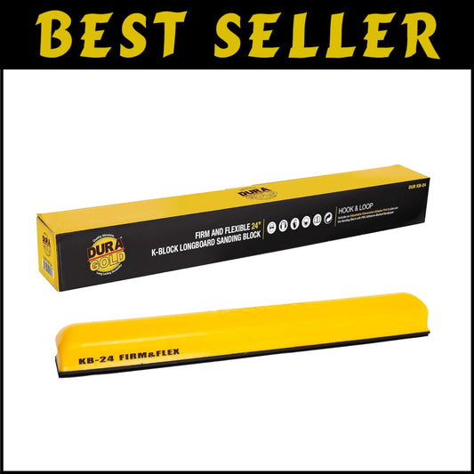 Pro 24" Longboard Sander with Dual Sandpaper Compatibility for Beating Limits