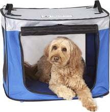 Load image into Gallery viewer, Medium Fabric Dog Shade with Ventilated Windows - Ideal for Outdoor Travel