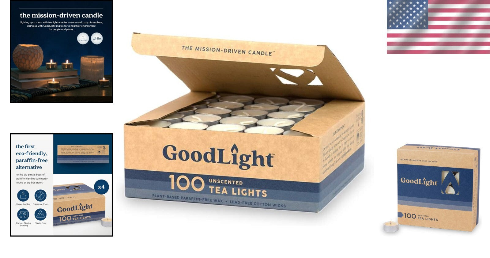 400-Pack Unscented Tea Light Candles with 4-Hour Burn Time - Eco-Friendly Glow