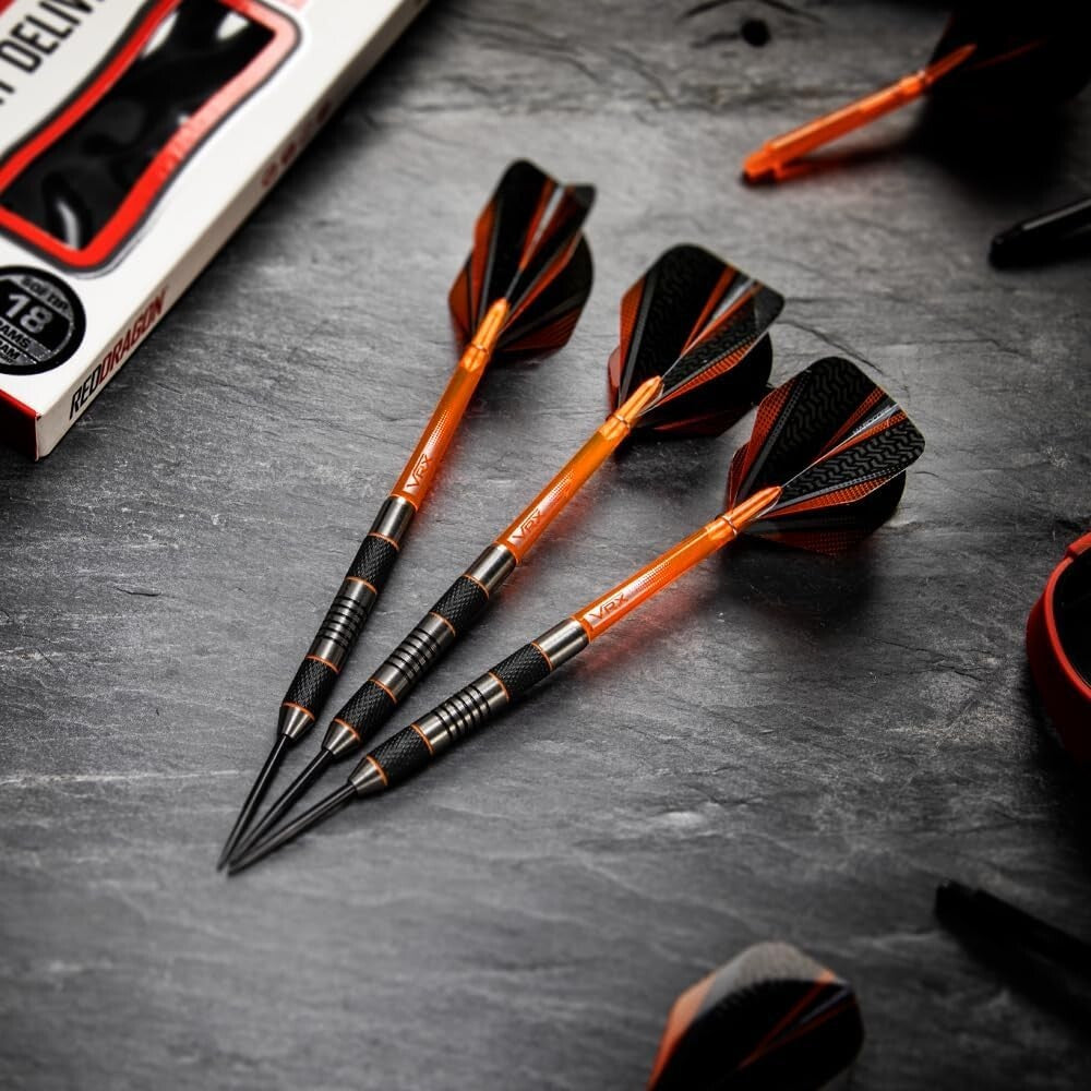 Expert-Quality Amberjack 24g Darts Set with Customizable Weights Available