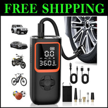 Load image into Gallery viewer, Multi-functional Tire Pump - Cordless Air Compressor with Emergency USB Ports