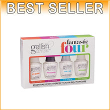 Load image into Gallery viewer, Gelish Fantastic Four Nail Polish Kit - Four Vibrant Shades for Every Occasion