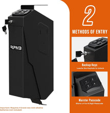 Load image into Gallery viewer, California DOJ Certified Biometric Gun Safe with Quick Access Drop-Down Lid