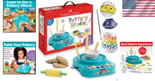 Load image into Gallery viewer, Pottery Wheel for Kids 8+ - Includes 3 lbs Clay &amp; Sculpting Tools for Beginners