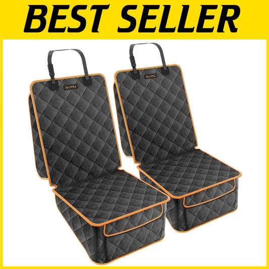 Lightweight Waterproof Dog Seat Cover with Side Flaps for Maximum Protection