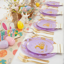 Load image into Gallery viewer, Complete 175-Piece Disposable Easter Plates &amp; Napkins Set - Perfect for Parties