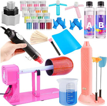 Load image into Gallery viewer, 32-Piece Epoxy Tumbler Art Kit with Low Noise Mixer and Cup Drying Racks