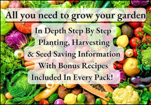 Load image into Gallery viewer, Gardening Made Simple: 7,500+ Non-GMO Heirloom Seeds with Step-by-Step Guide