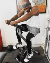 Load image into Gallery viewer, Durable Alloy Steel Folding Exercise Bike with Resistance Bands for All Heights