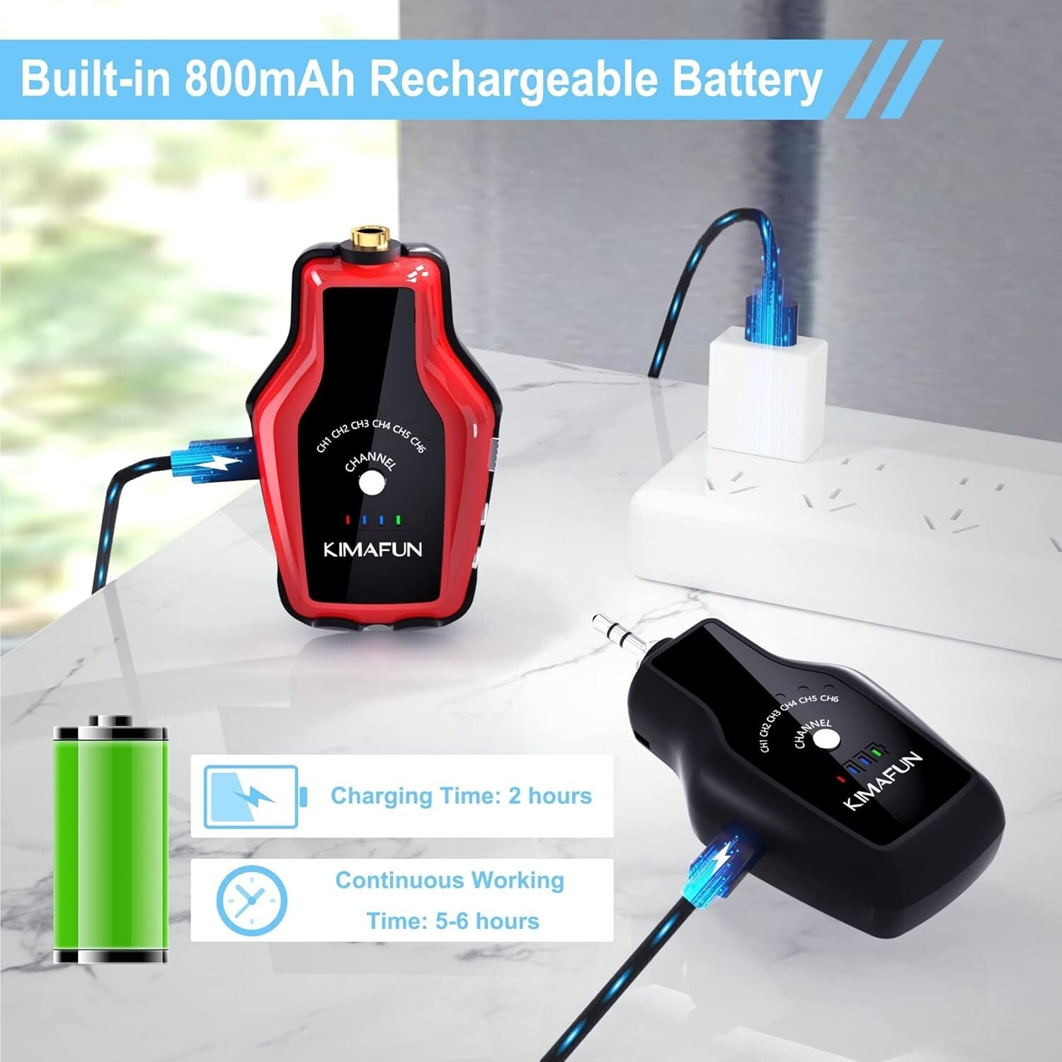 Multi-Channel Wireless In-Ear Monitor System with Noise Isolation & Accessories