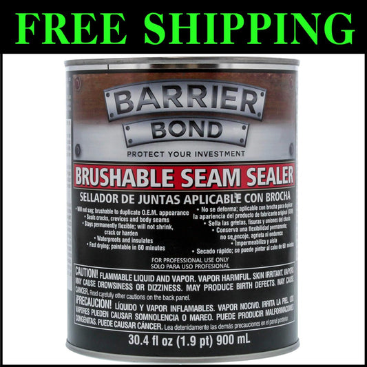 Barrier Bond Brushable Seam Sealer - Fast-Drying & Paintable Automotive Solution