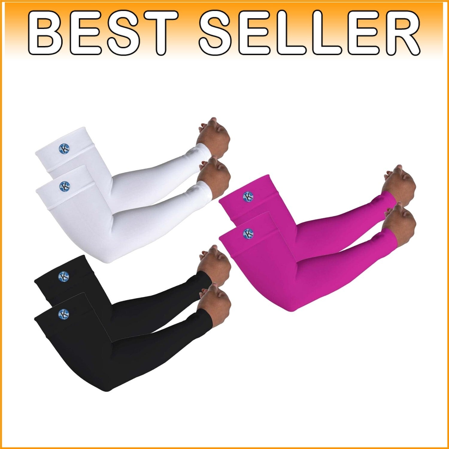 Moisture-Wicking Arm Sleeves for Men & Women | Ideal for Lymphedema Relief