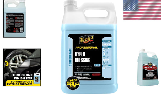Hyper Dressing 1 Gallon - Advanced Shine for Interior and Exterior Car Surfaces