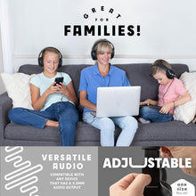 Load image into Gallery viewer, Noise-Isolating Kids Headphones with In-Line Mics - Perfect for Schools
