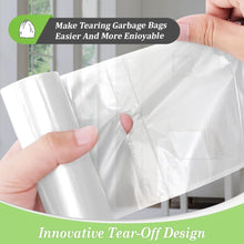 Load image into Gallery viewer, 8-Gallon Clear Garbage Bags, 1200 Count - Strong &amp; Versatile for Home &amp; Office
