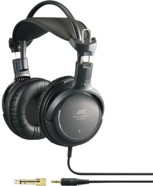 Premium Full-Size Black Headphones with Active Noise Cancellation & Deep Bass