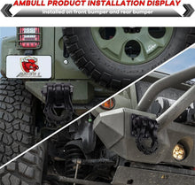 Load image into Gallery viewer, Universal D-Ring Shackle Bracket with 5T Capacity - 2 Pack for Pickup Trucks