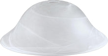 Load image into Gallery viewer, Etched Alabaster Replacement Glass Shade for Torchiere &amp; Pendant Lights - 15.5"