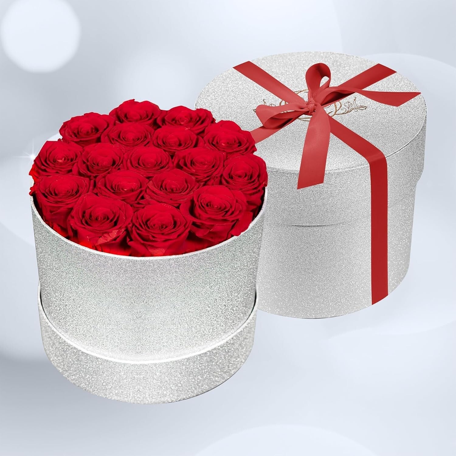 Elegant 17 Handmade Preserved Roses - Perfect Gift for Birthdays & Anniversaries