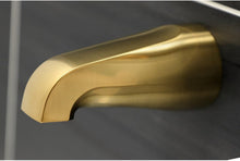 Load image into Gallery viewer, Elegant Victorian Tub and Shower Faucet with 3 Handles - Matte Black Finish