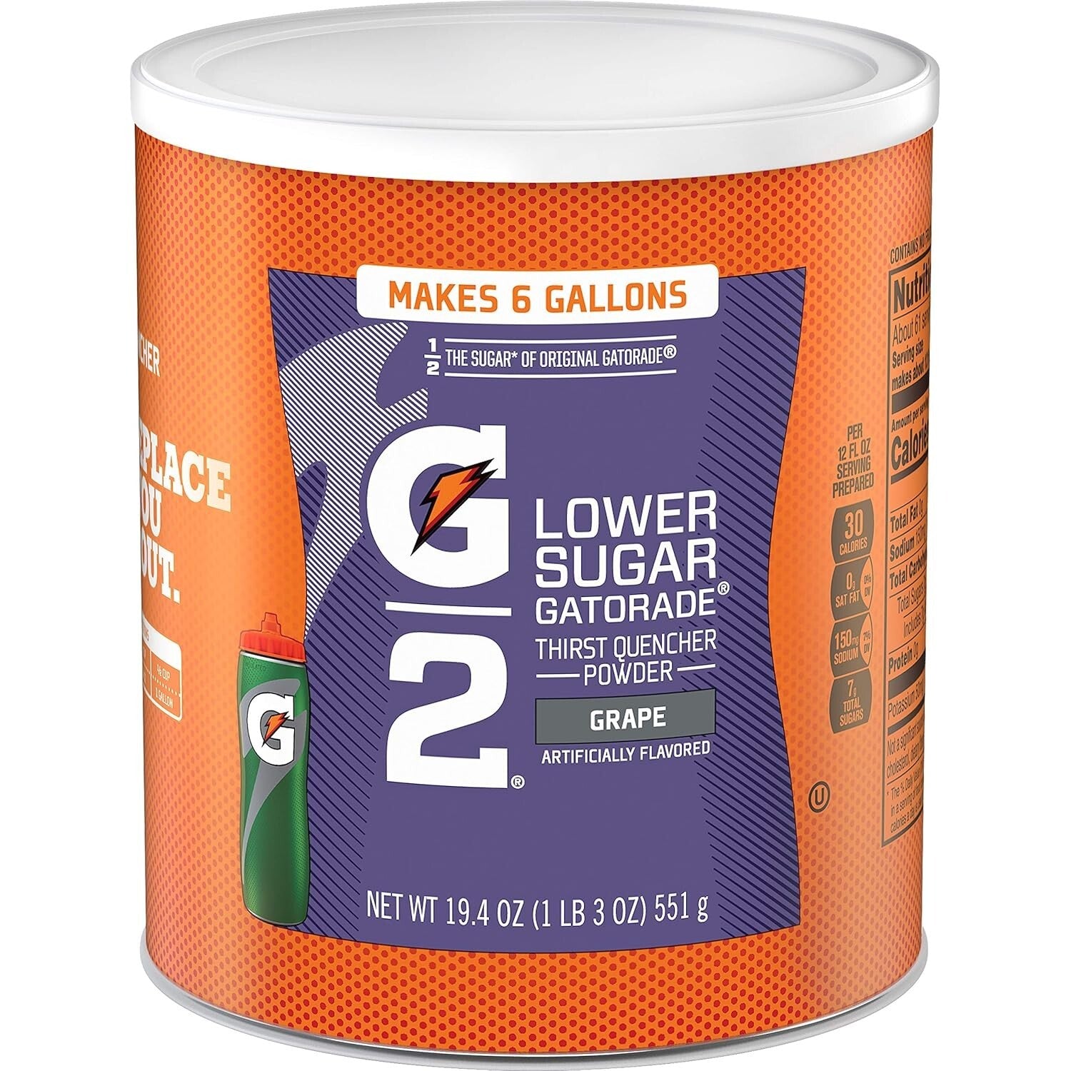 G2 Electrolyte Powder, Grape Flavor - Hydration Solution, Low-Calorie 3-Pack