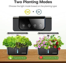Load image into Gallery viewer, LED Hydroponic 10-Pod Plant Germination Kit - Family-Friendly Indoor Grower