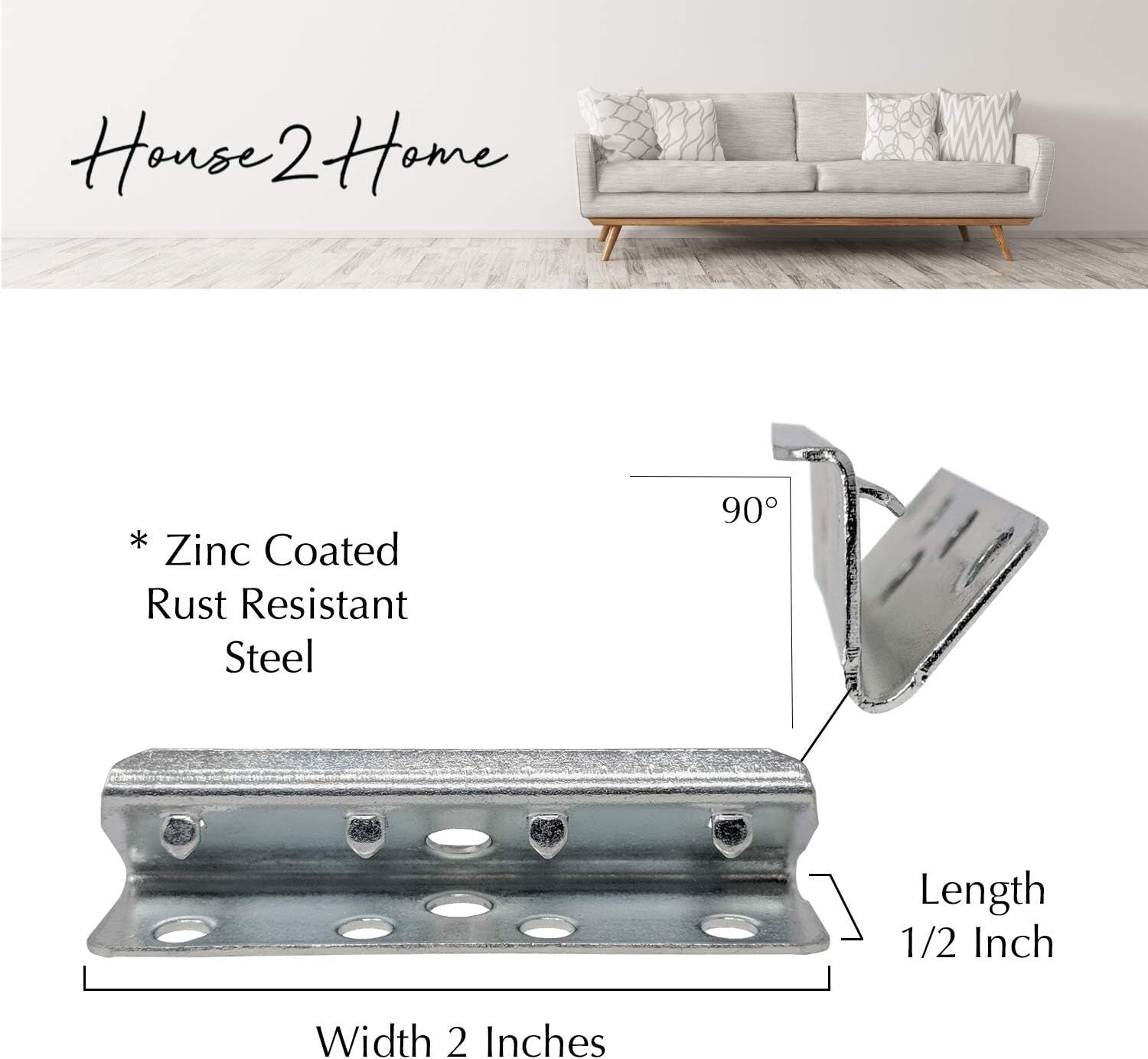 Easy DIY Replacement Webbing Kit for Sagging Lawn and Patio Furniture - 2" Wide
