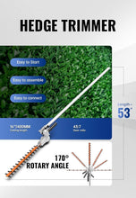Load image into Gallery viewer, 16-Inch Heavy-Duty Gas-Powered Hedge Trimmer Attachment with Articulating Head