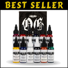 Load image into Gallery viewer, Complete 12 Color Tattoo Ink Set - Authentic, Bright &amp; Health-Conscious Formula