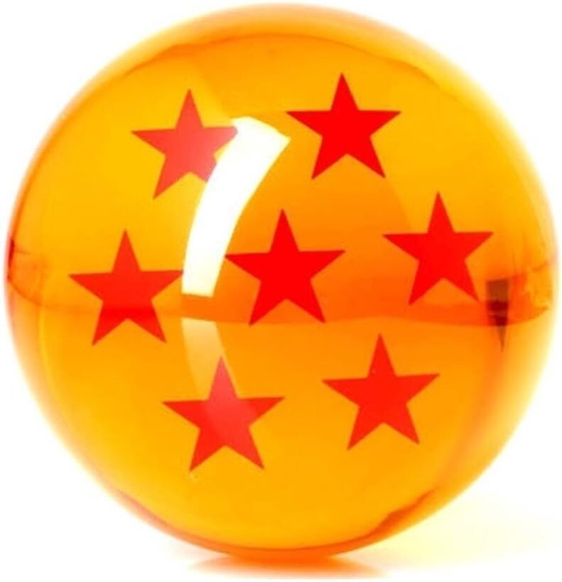 Large Transparent Play Balls - 7pcs Crystal Set in Gift Box for Home Decor