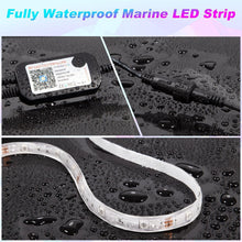 Load image into Gallery viewer, Customizable 50FT LED Strip Lights for Boats - IP67 Waterproof &amp; App Controlled