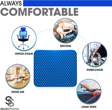 Load image into Gallery viewer, Versatile 3.1 lbs Gel Seat Cushion - Comfort &amp; Cooling for Long Sitting Sessions