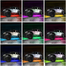 Load image into Gallery viewer, Bluetooth Car Underglow Lights Kit - 6 Waterproof LED Strip Lights for All Cars