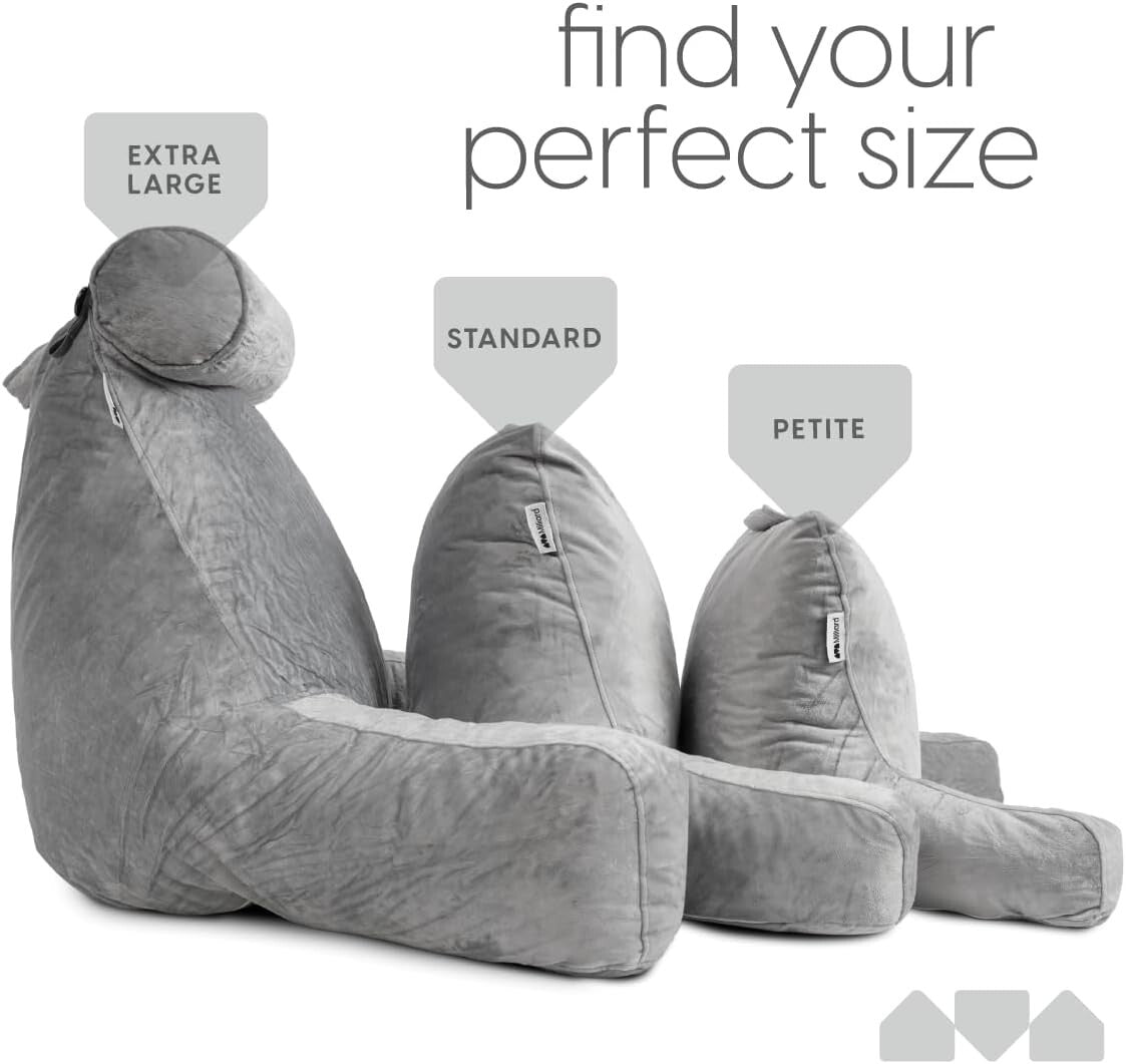 Adjustable Reading Pillow with Shredded Memory Foam - Soft Support for All Ages