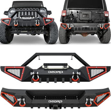 Load image into Gallery viewer, Full Width Bumper for 2007-2018 Jeep Wrangler JK/JKU - Tough Off-Road Design