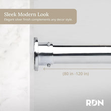 Load image into Gallery viewer, Durable Heavy-Duty Tension Rod - Fits 80-120 Inches for Curtains &amp; Room Dividers
