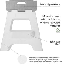 Load image into Gallery viewer, Versatile Foldable Step Stool with Anti-Slip Grips - Perfect for Kitchen &amp; Bath