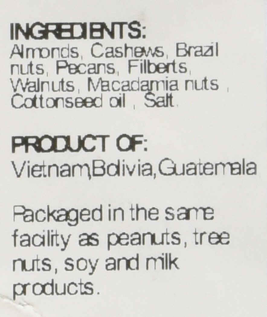 Vegan & Gluten-Free Roasted Mixed Nuts - Almonds, Cashews, Pecans & More