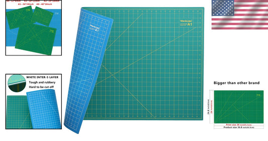 Premium Self-Healing Cutting Board 24" x 36" - Ideal for Artists & Crafters