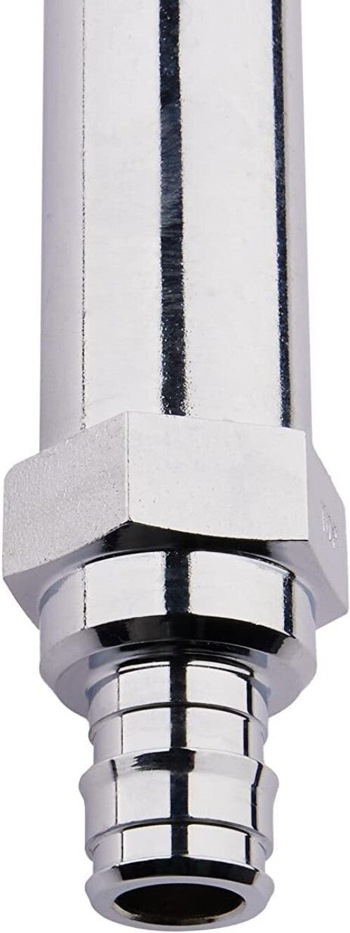 Durable 10" Frost-Free Sillcock with Anti-Siphon Design - Brass Chrome Finish