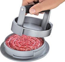 Load image into Gallery viewer, All-in-One Hamburger Patty Maker - Cast Aluminum Burger Press for Ideal Cooking